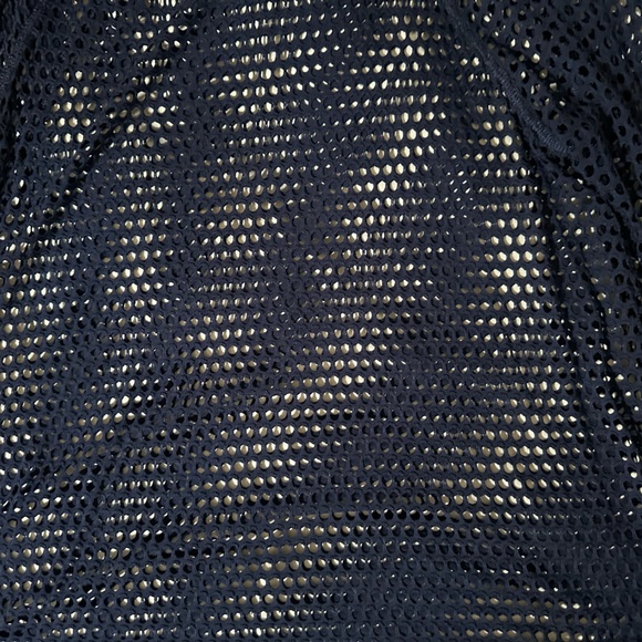 Bobeau Midnight Blue Eyelet Knit Top - Picture 5 of 12